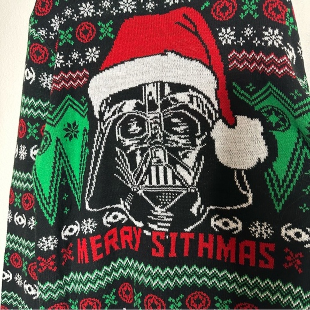 Star‎ Wars Darth Vader Christmas Sweater Large - Picture 2 of 6